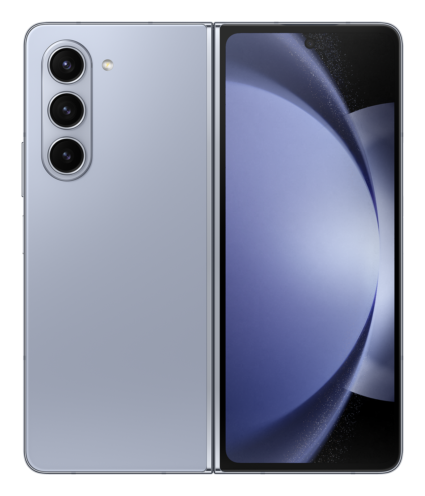 Samsung Fold5 light blue back