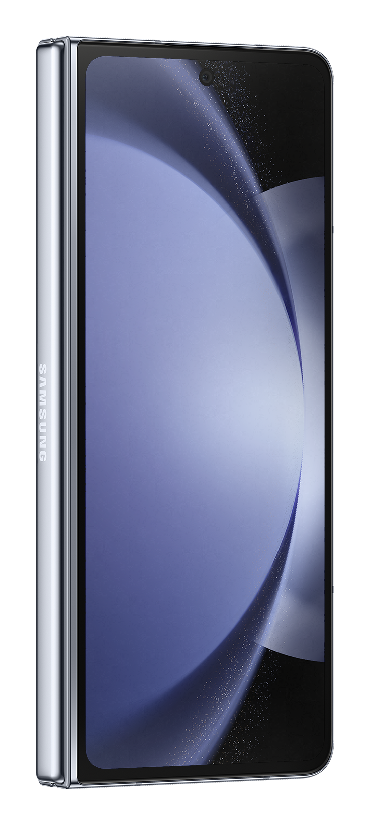 Samsung Fold5 light blue front