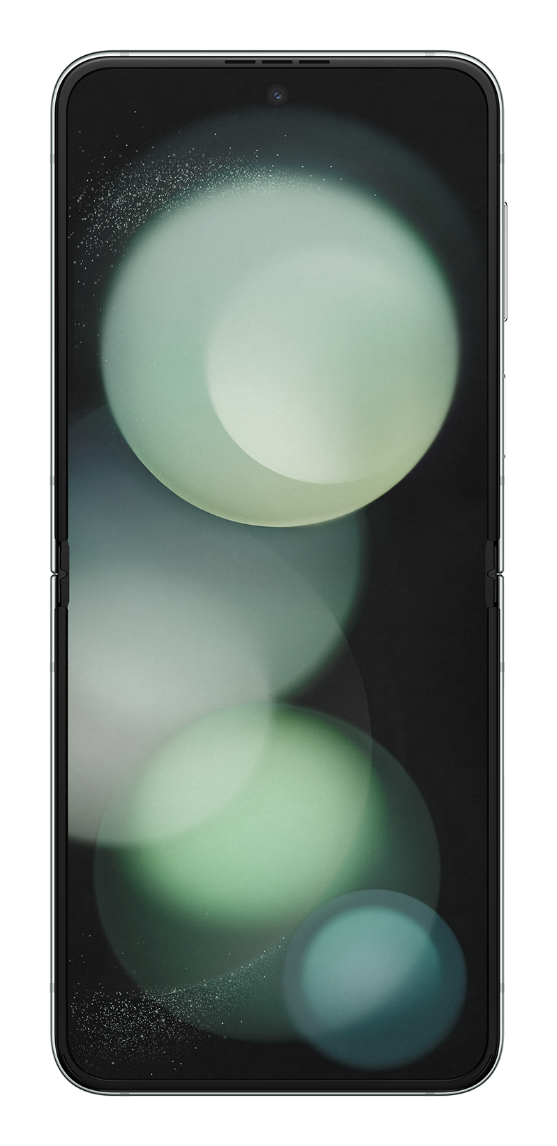 Samsung Flip5 light green front