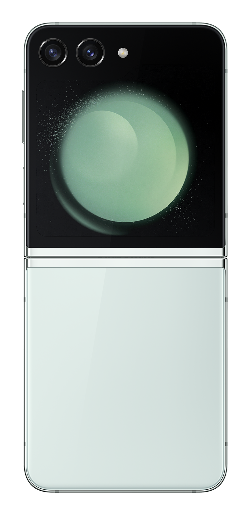 Samsung Flip5 light green back