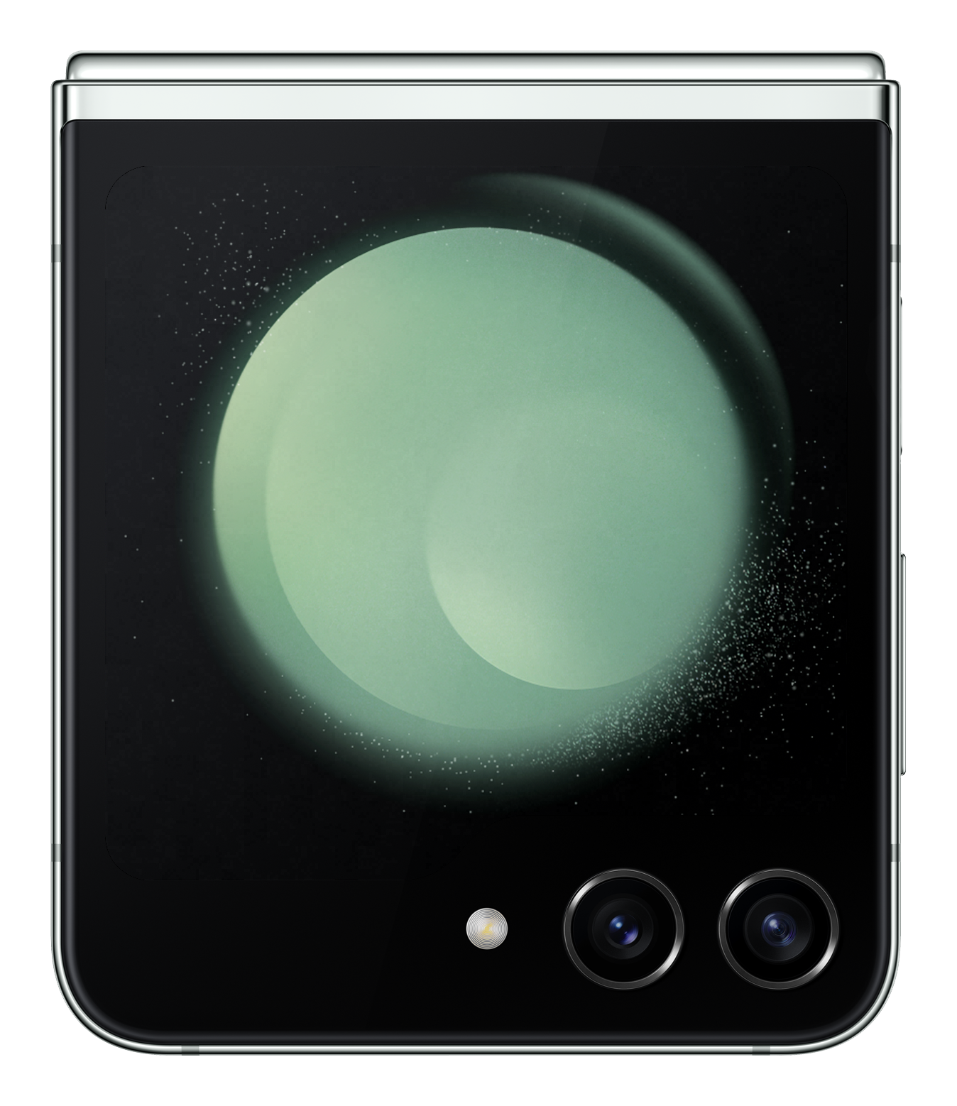 Samsung Flip5 light green back