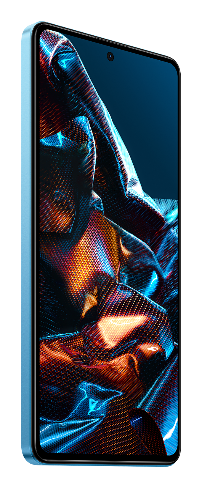 Poco X5 Pro 5G blue side