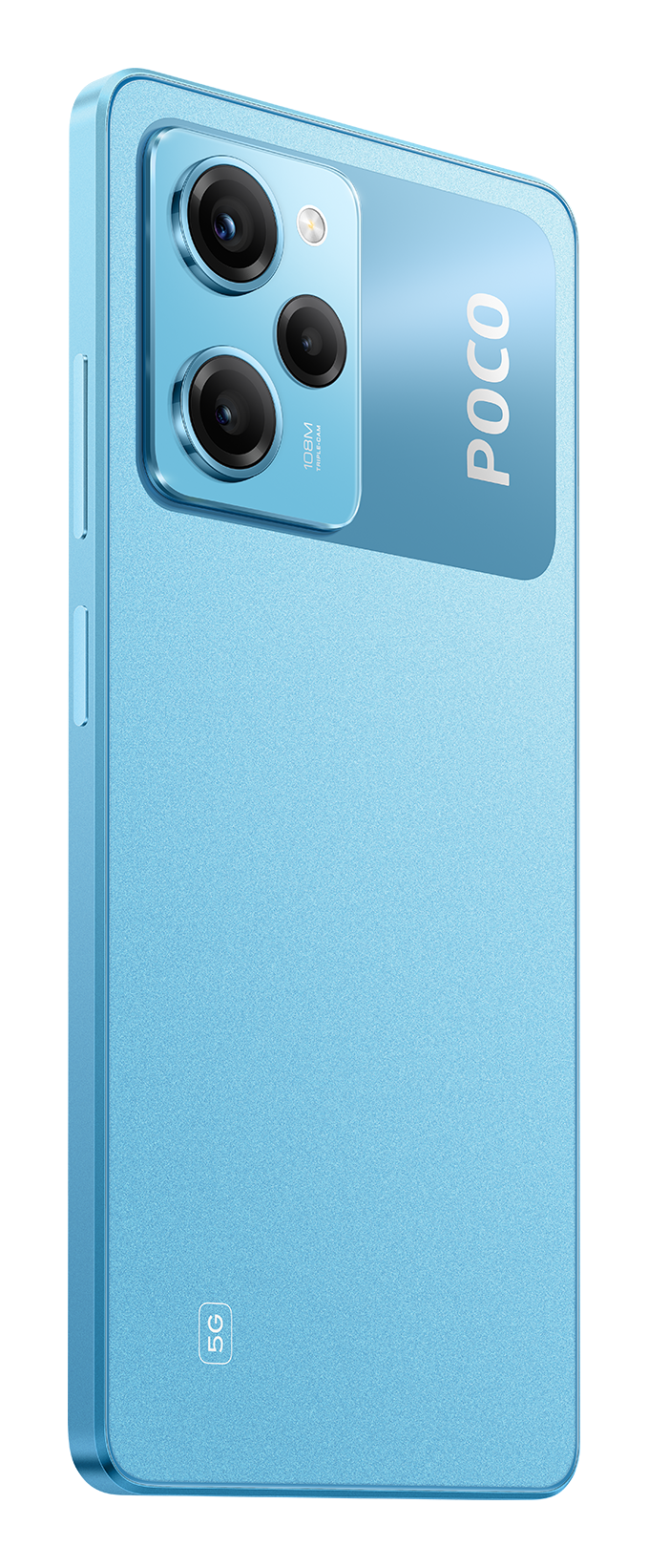 Poco X5 Pro 5G blue side