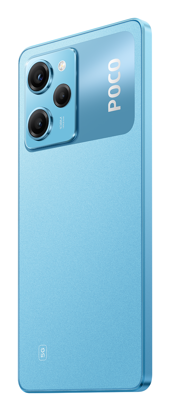 Poco X5 Pro 5G blue side