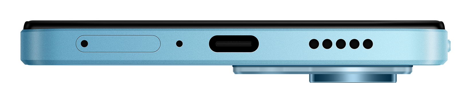 Poco X5 Pro 5G blue bottom