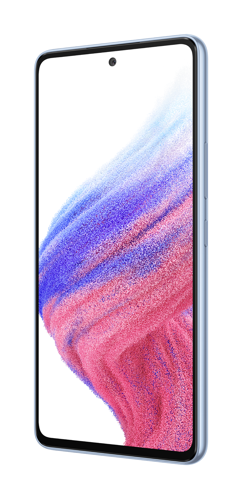 Samsung A53 light blue front