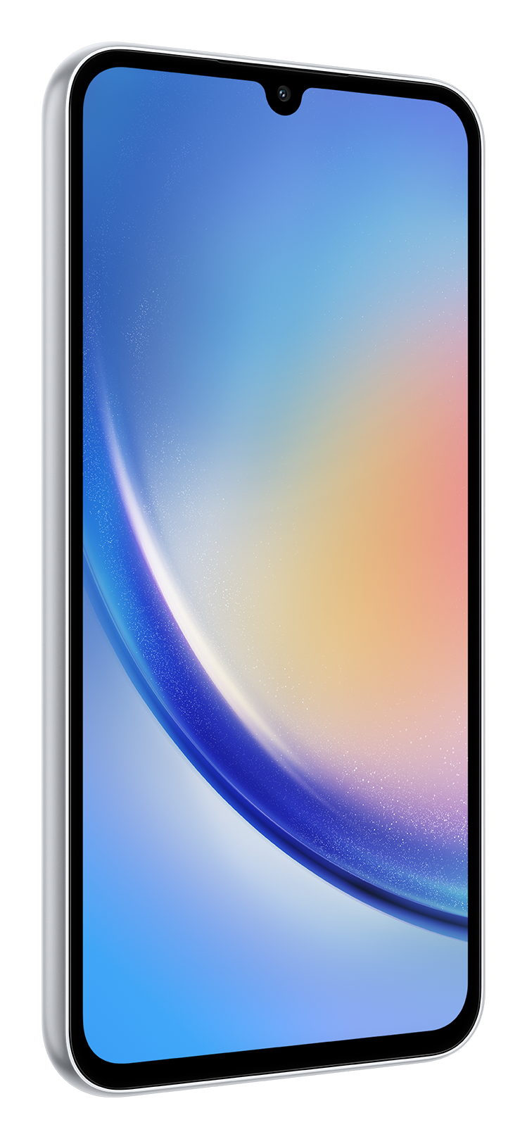 Samsung A34 silver front