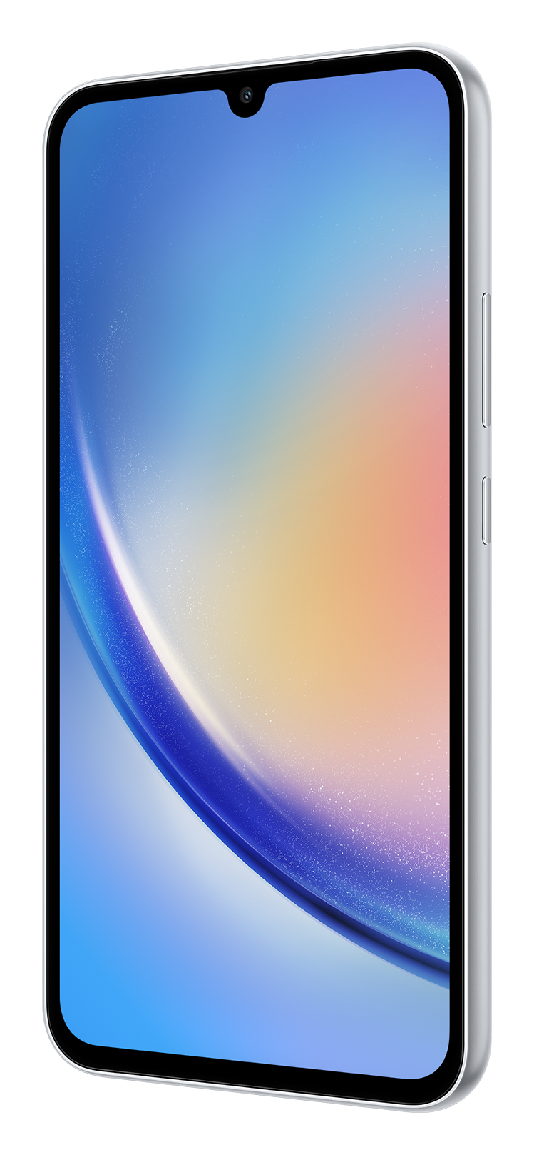 Samsung A34 silver front