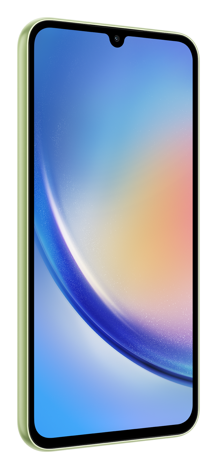 Samsung A34 light green front