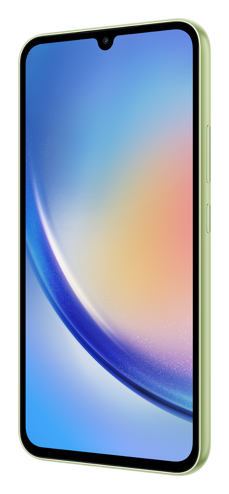 Samsung A34 light green front