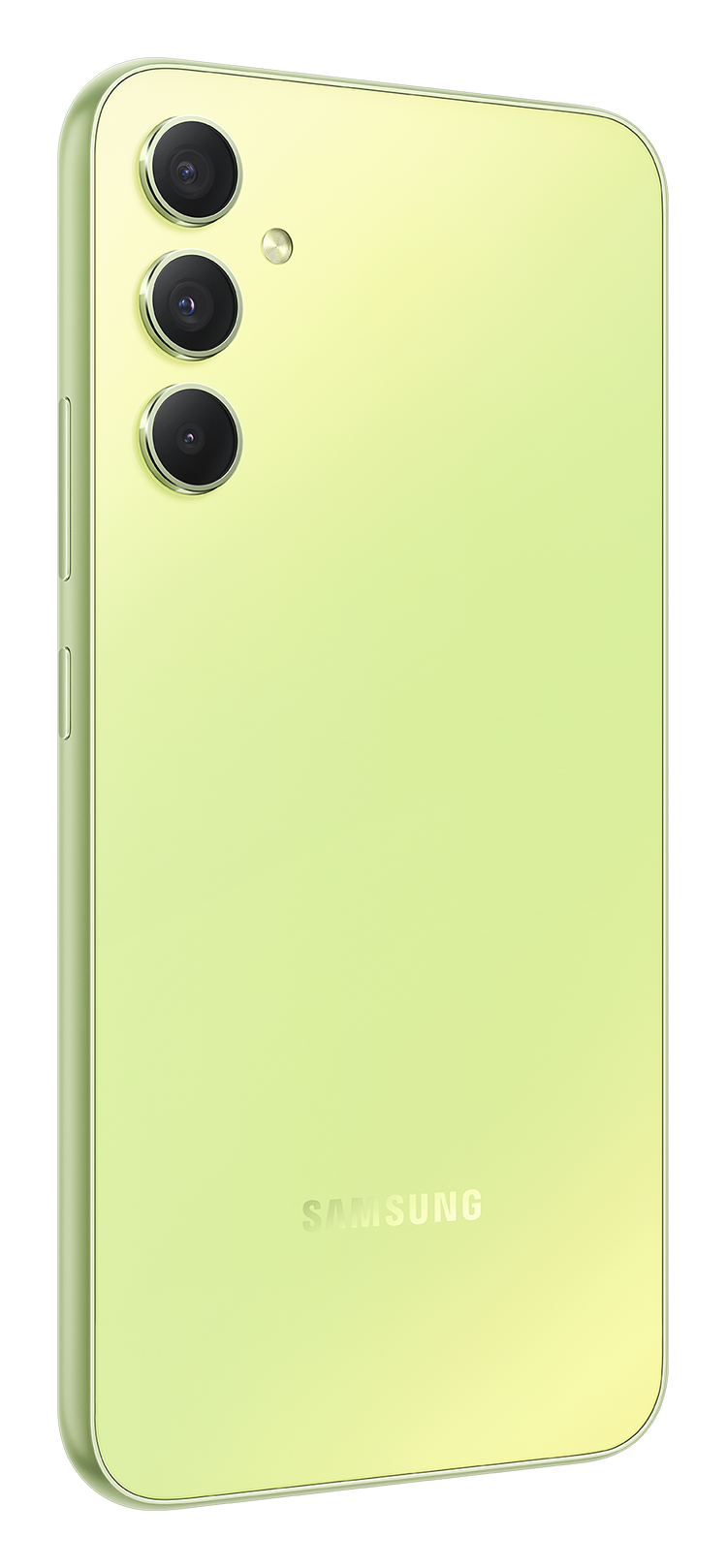 Samsung A34 light green back