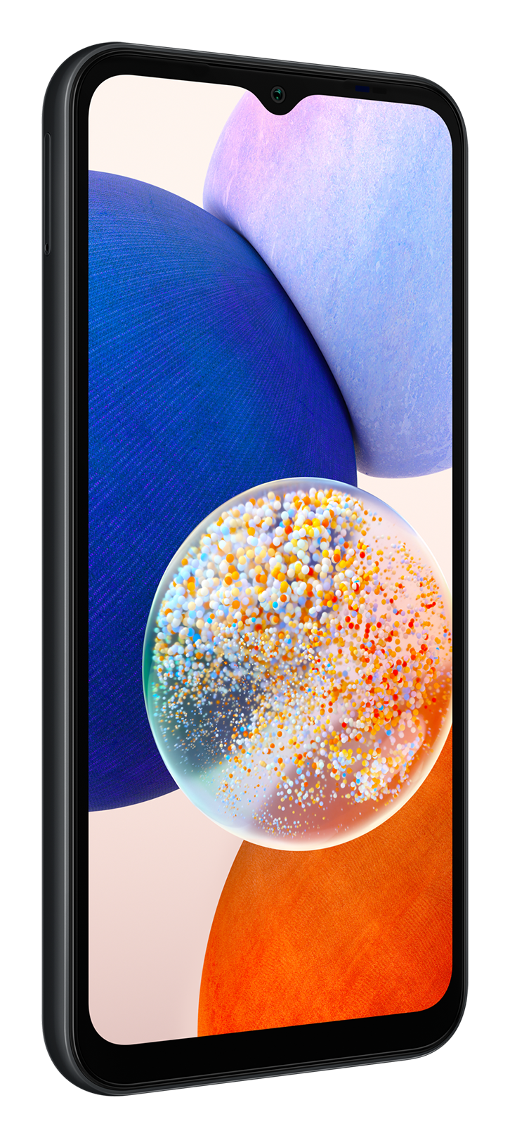 Samsung A14 5G black front left