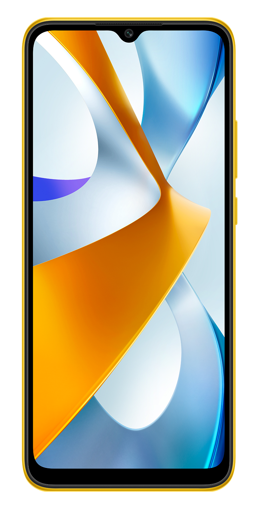 Poco C40 yellow front