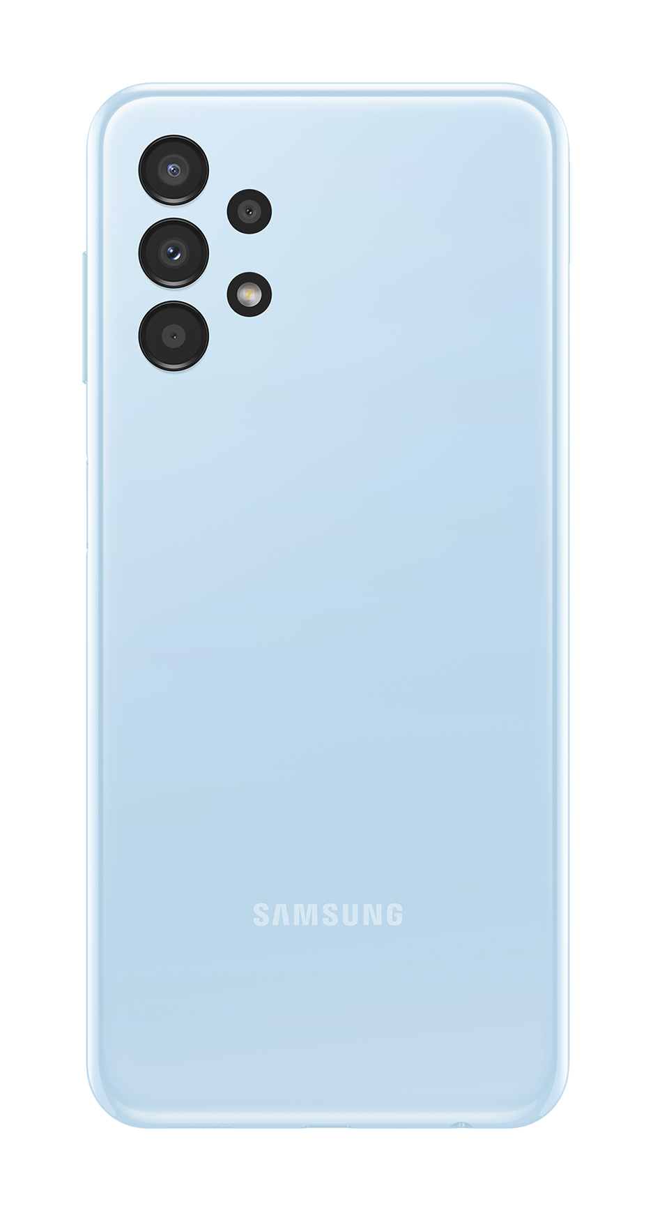 Samsung A13 light blue back