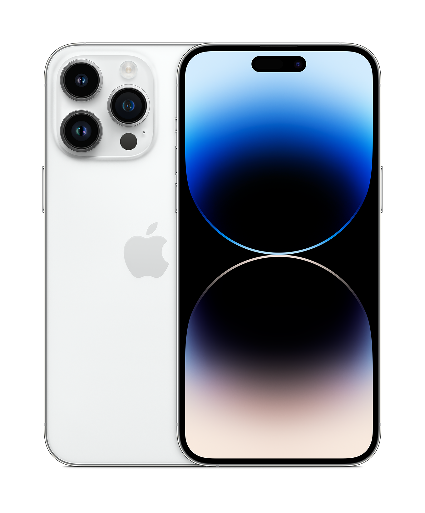 iPhone 14 Pro Max silver front b