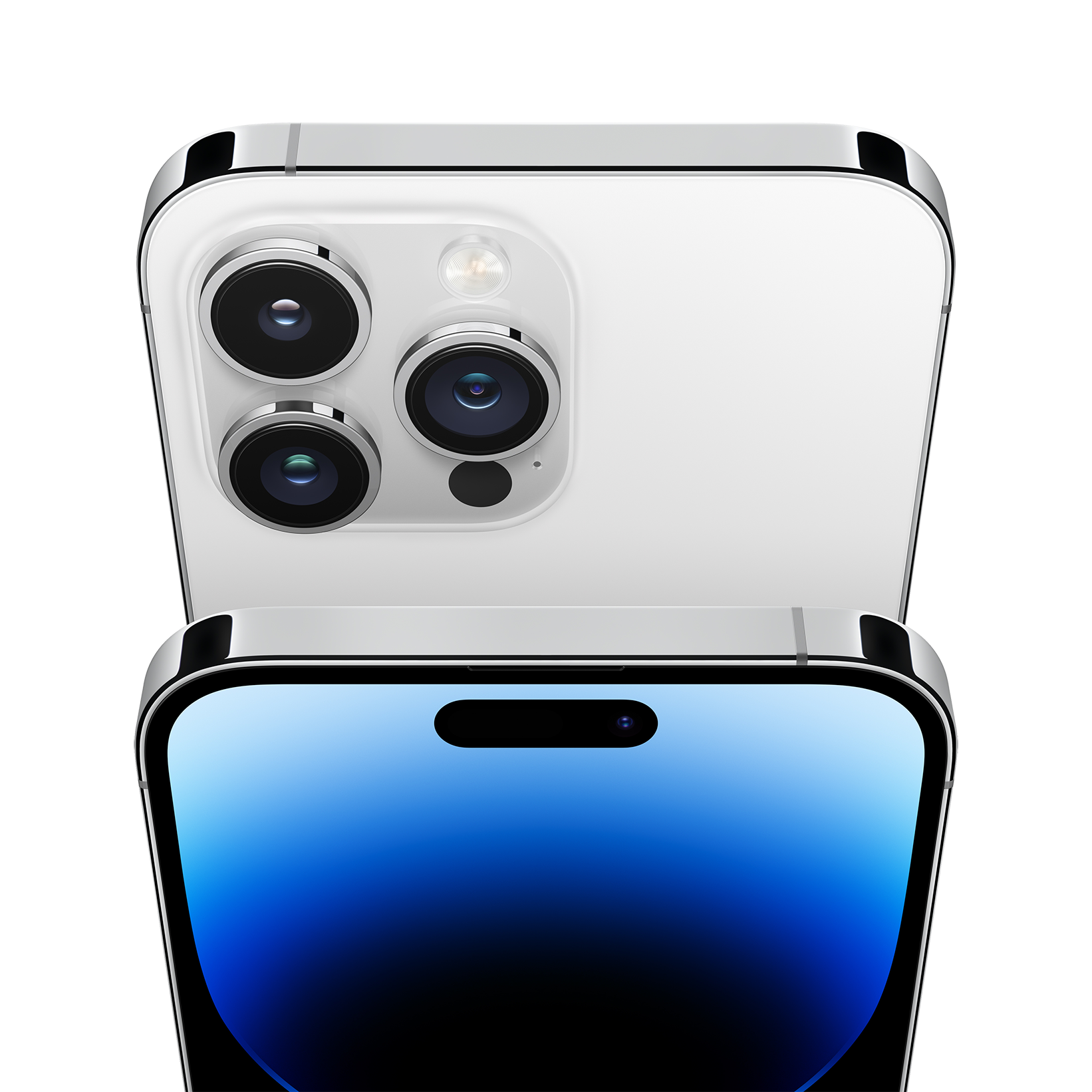 iPhone 14 Pro Max silver top