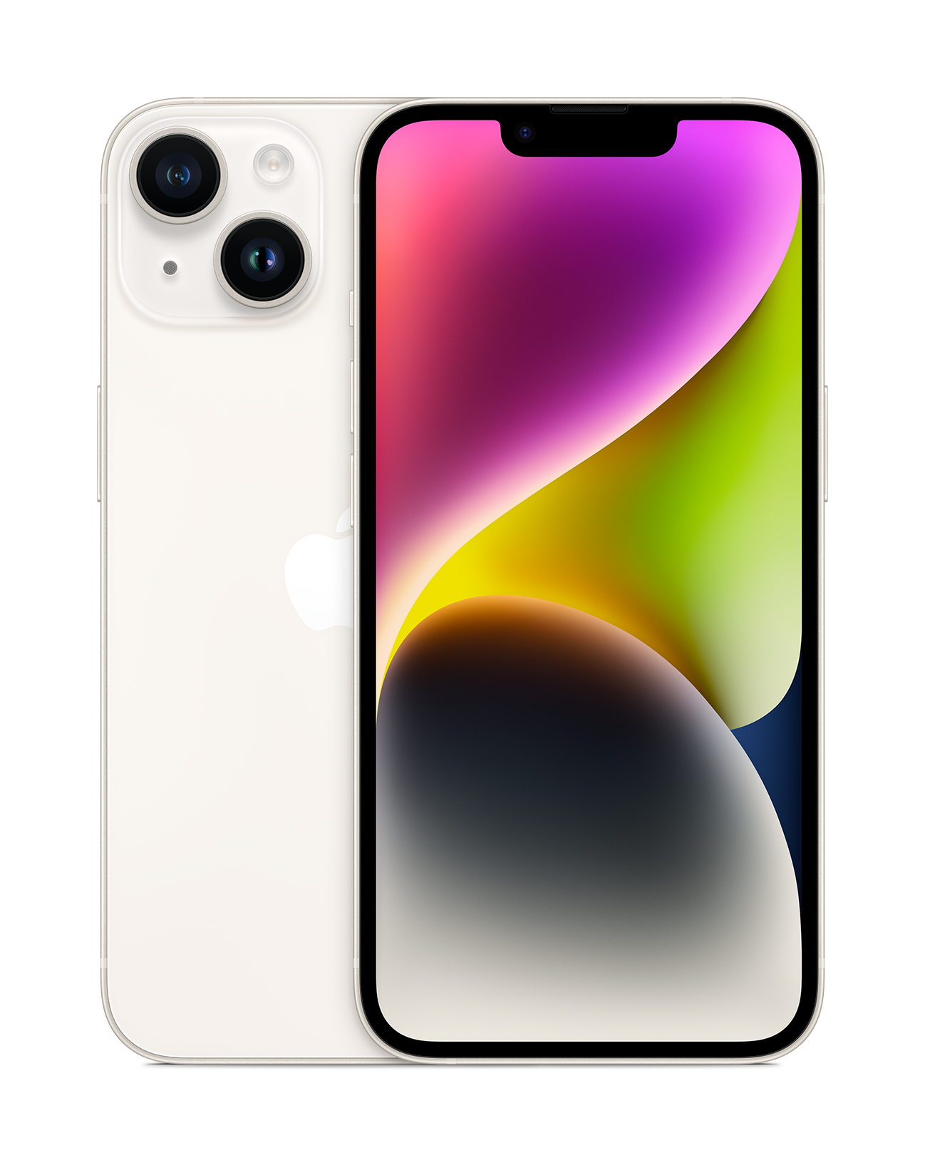 iPhone 14 Plus starlight front b