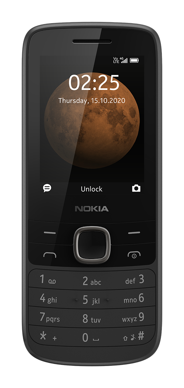 Nokia 225 black front