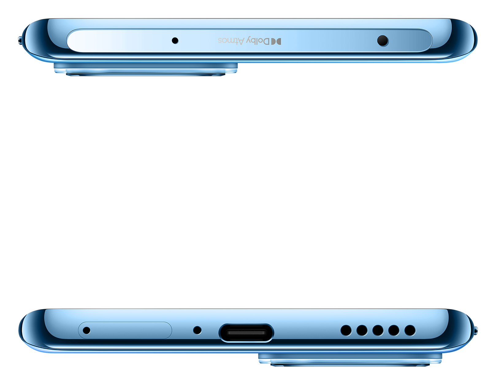 Xiaomi 13 Lite blue top bottom