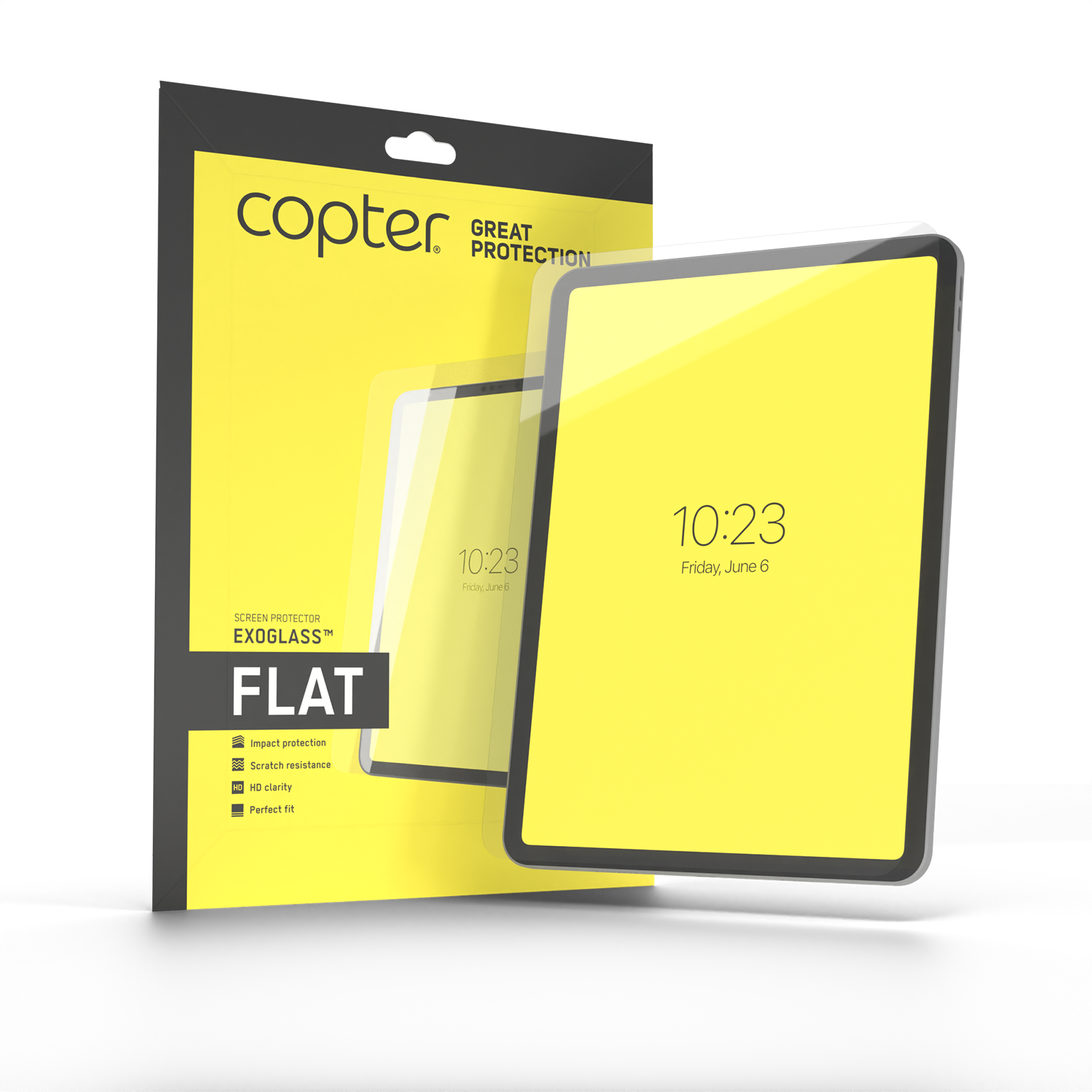iPad 10.9 Copter Exoglass Flat iPad 10.9 Copter Exoglass Flat