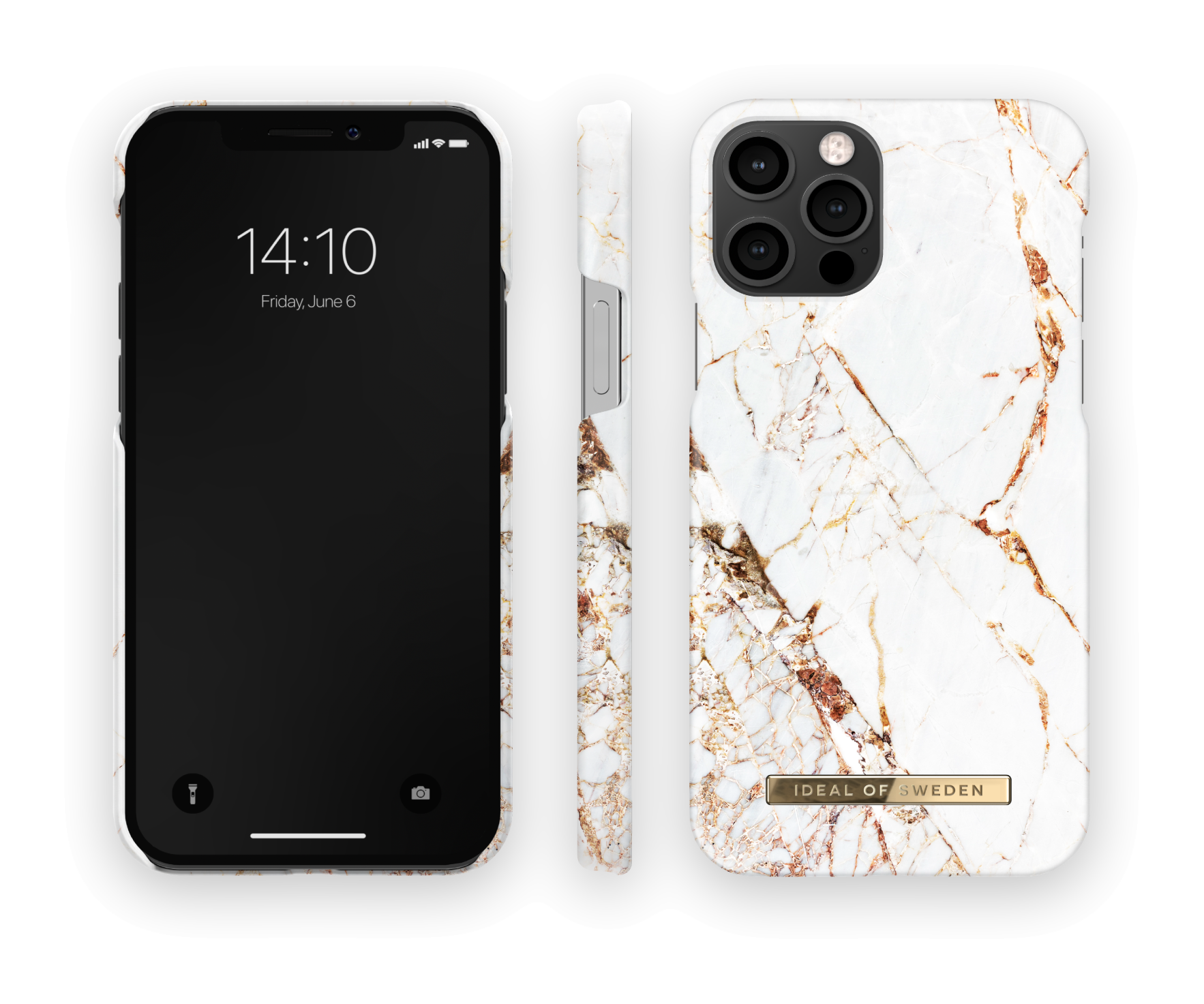 ax Vacins iPhone 1212 Pro iDeal Fashion Case Carrara Gold84162