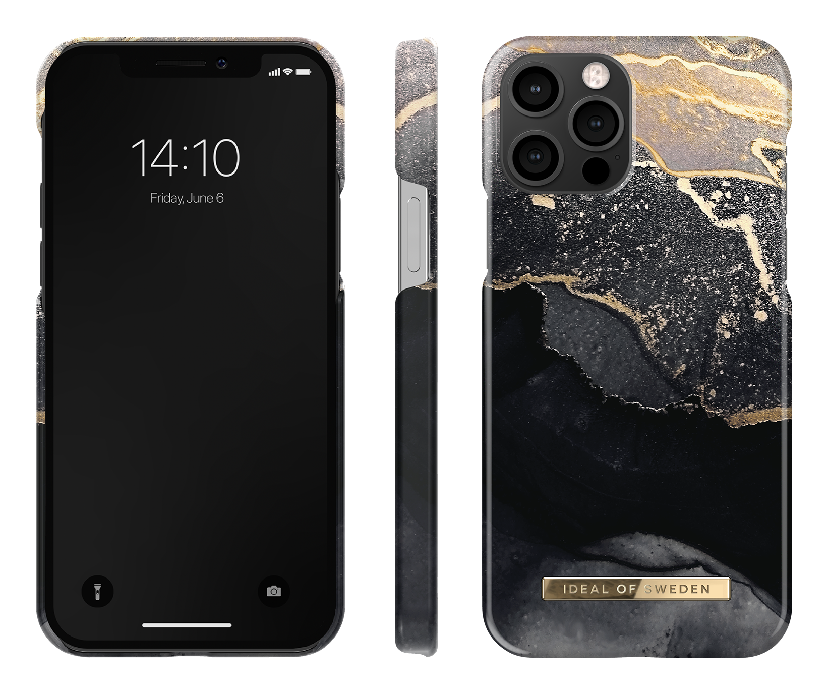 ax Vacins iPhone 1212 Pro iDeal Fashion Case Golden Twilight Marble76609