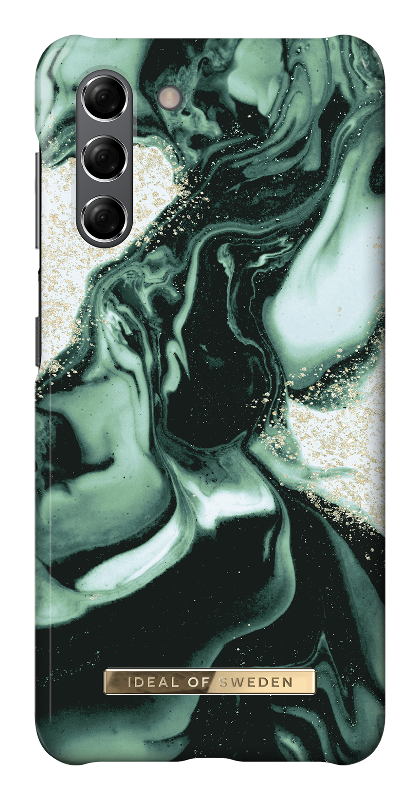 ax Vacins Samsung Galaxy S21 iDeal Fashion Case Golden Olive Marble