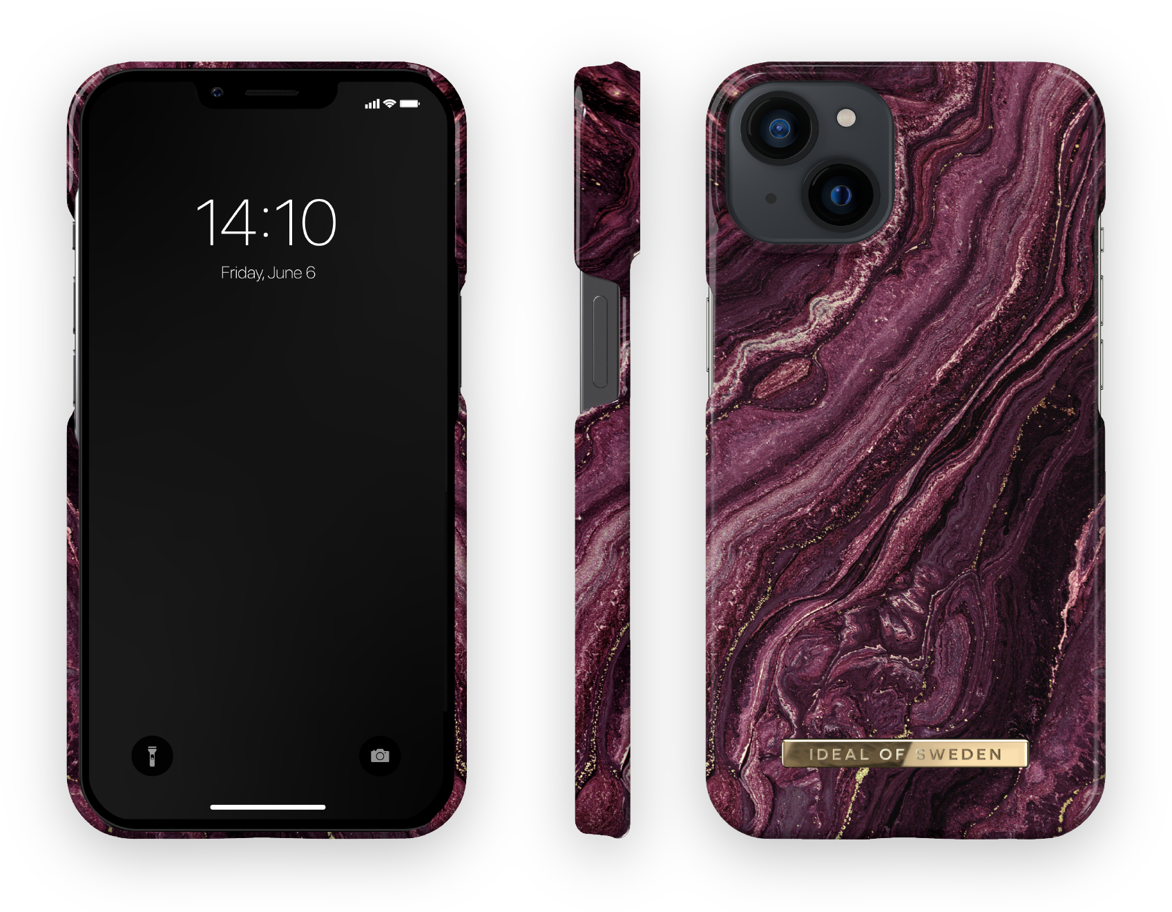 ax Vacins iPhone 13 iDeal Fashion Case Golden Plum48955
