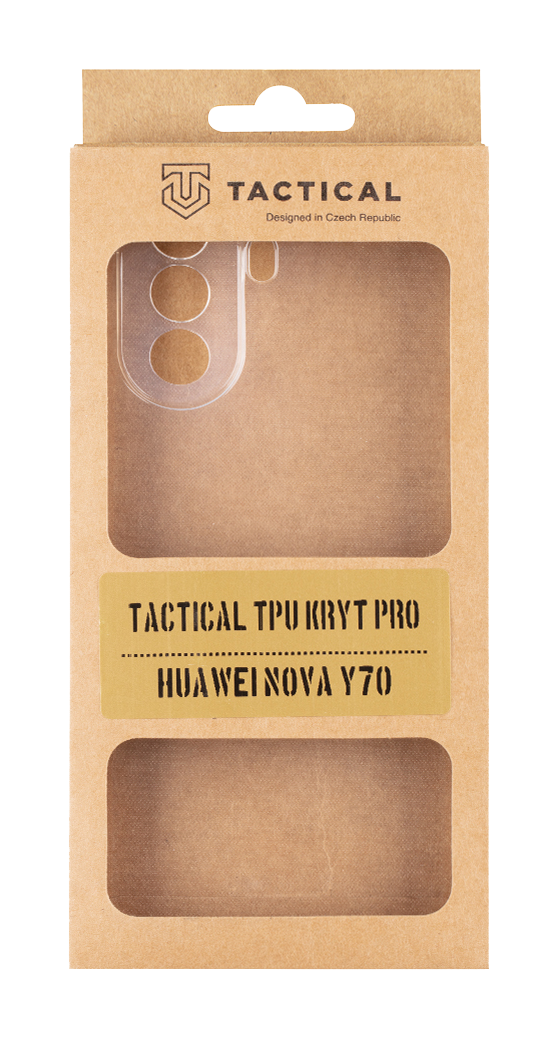 ax Vacins Huawei Nova Y70 Tactical TPU Cover Transparent81039