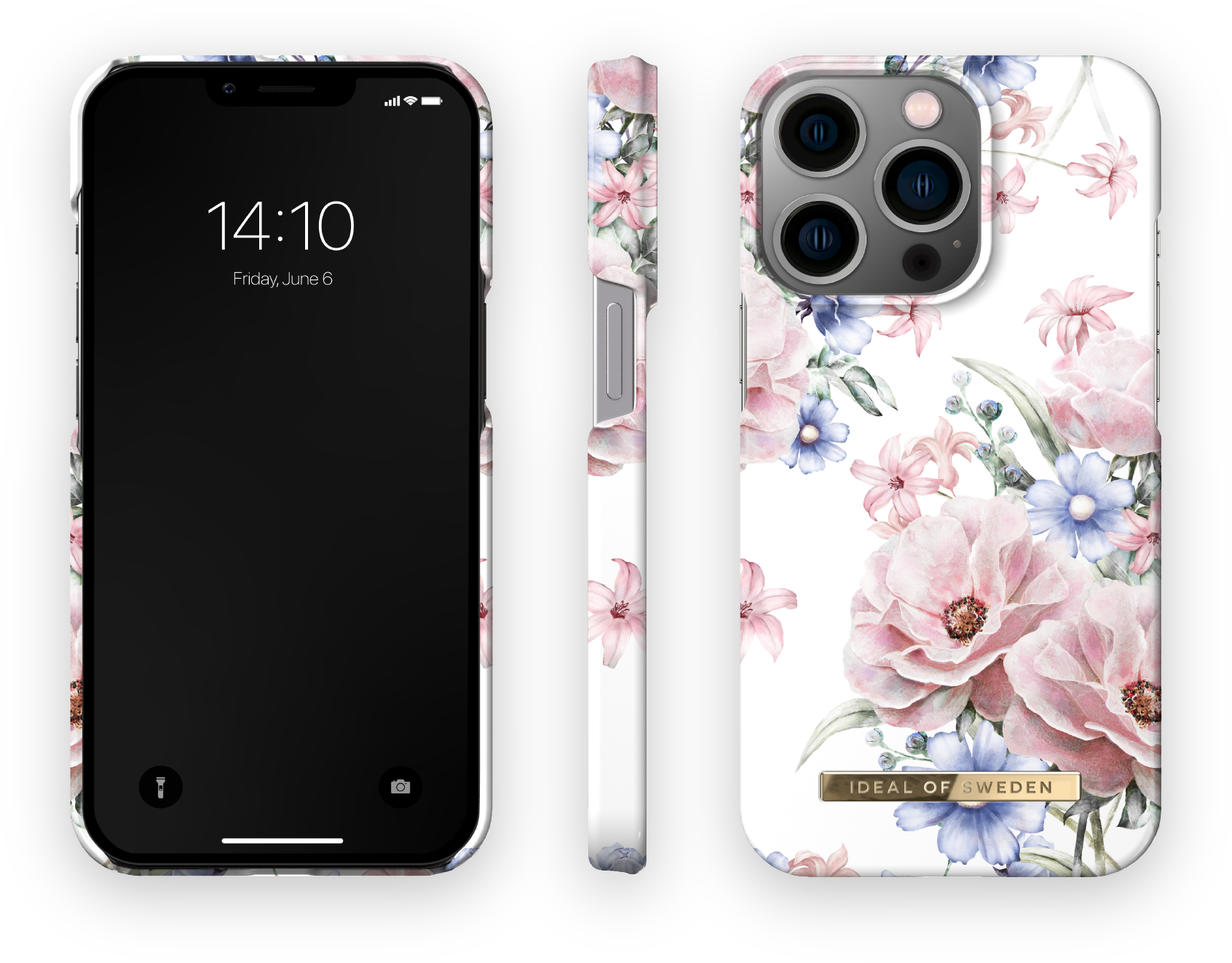 ax Vacins iPhone 14 Pro iDeal Fashion Case Rose Floral Romance90418