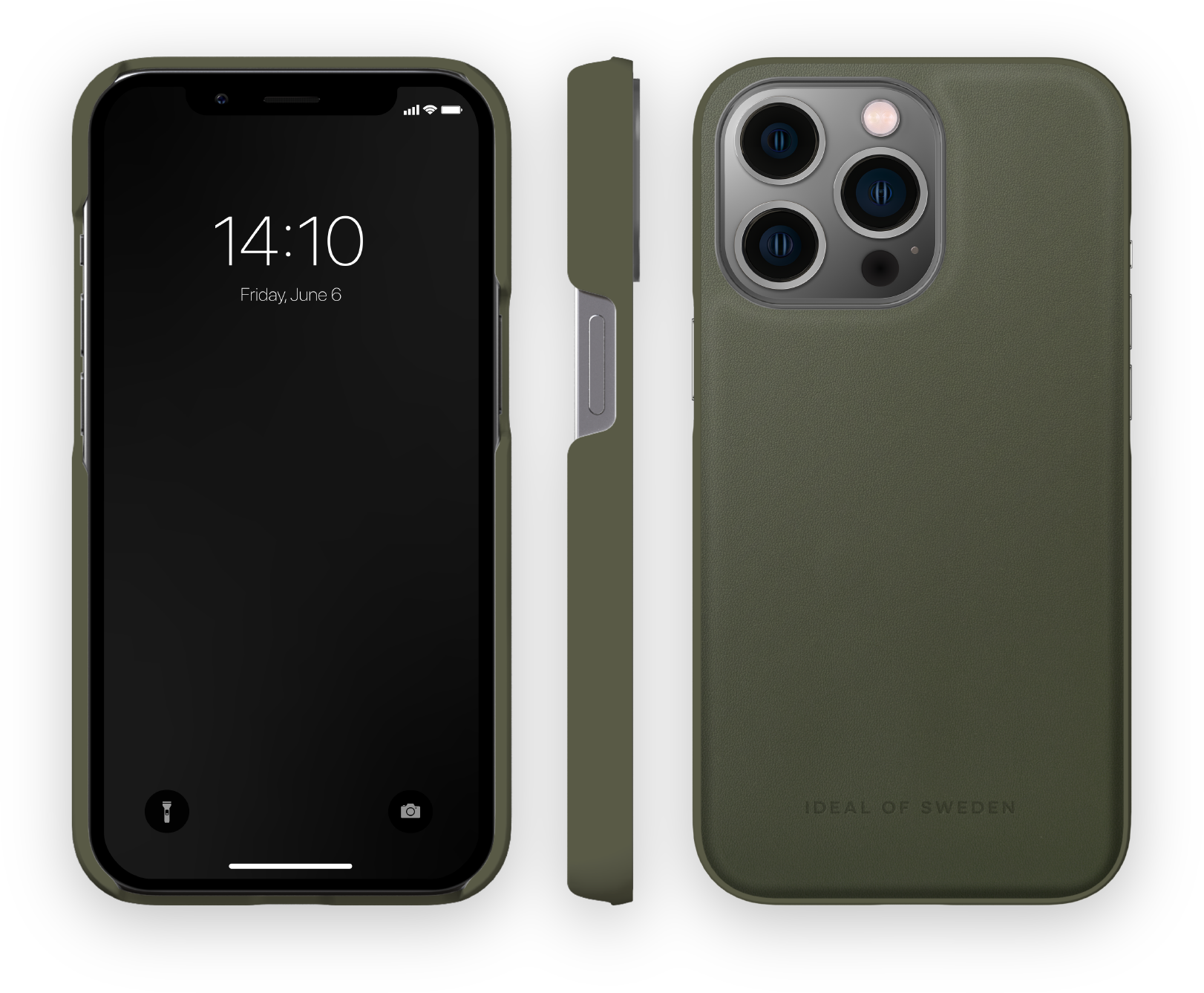 ax Vacins iPhone 14 Pro iDeal Atelier Case Intense Khaki23578