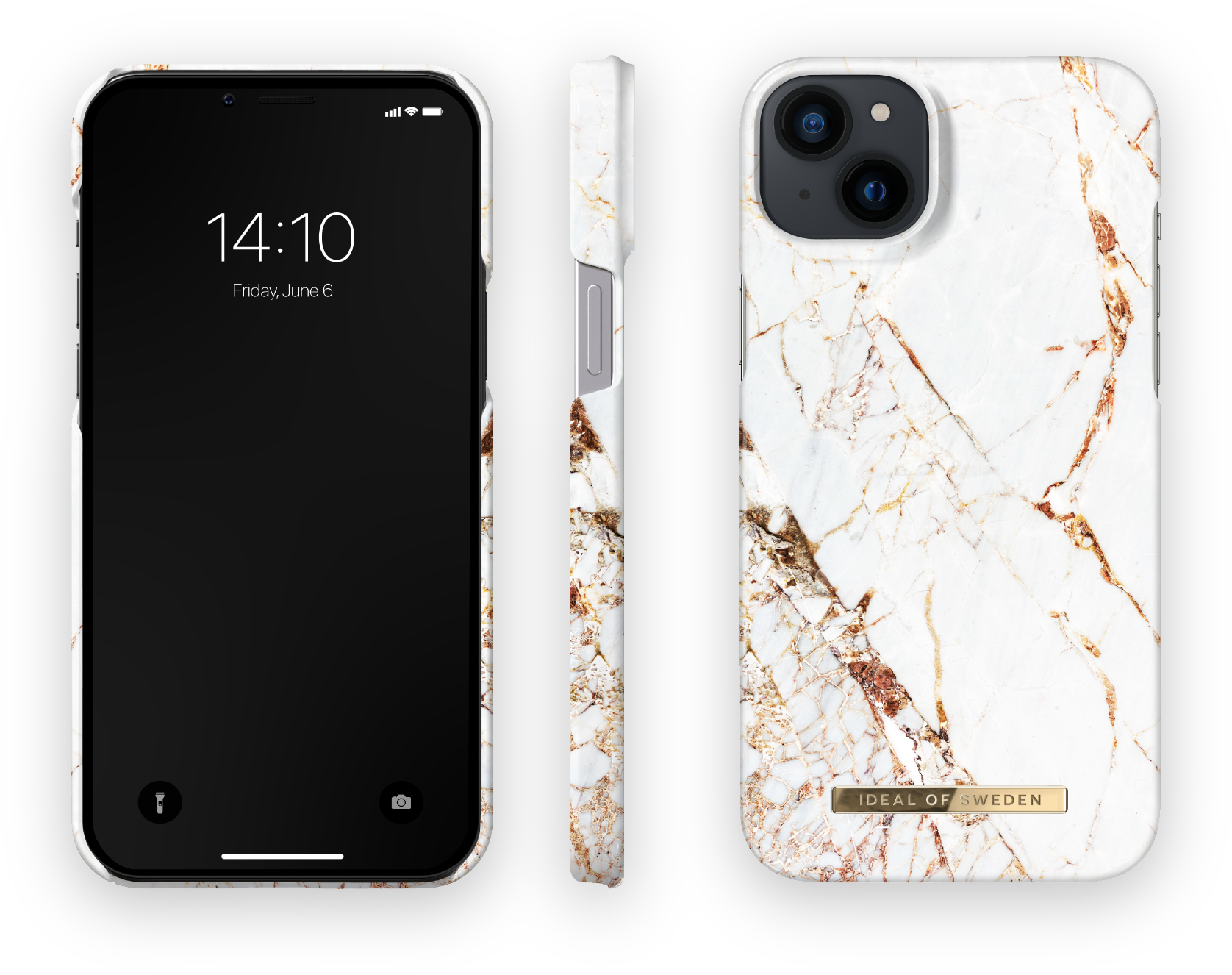 ax Vacins iPhone 14 Plus iDeal Fashion Case Carrara Gold19677