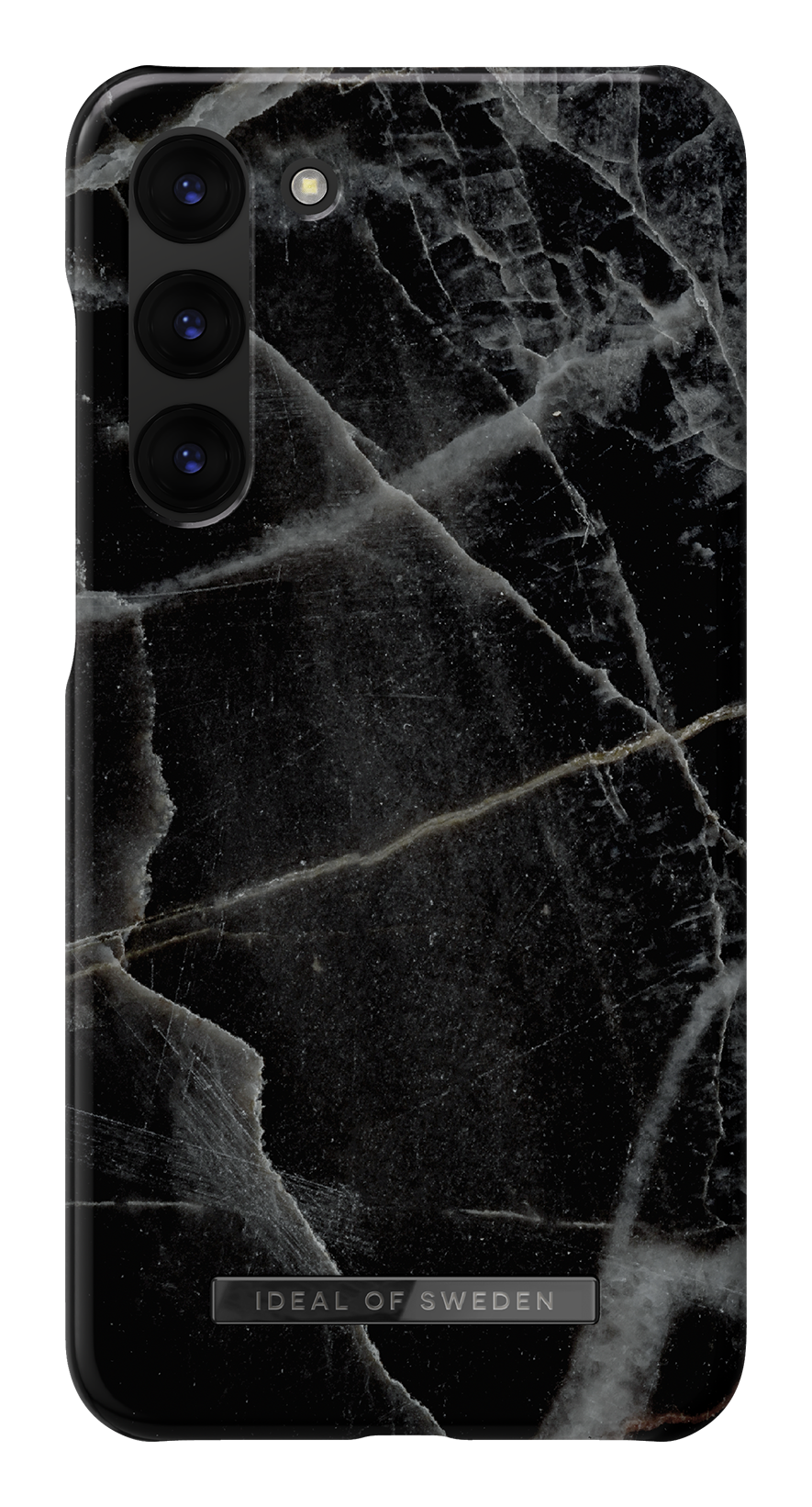 ax Vacins Samsung Galaxy S23 iDeal Fashion Case Black Thunder Marble