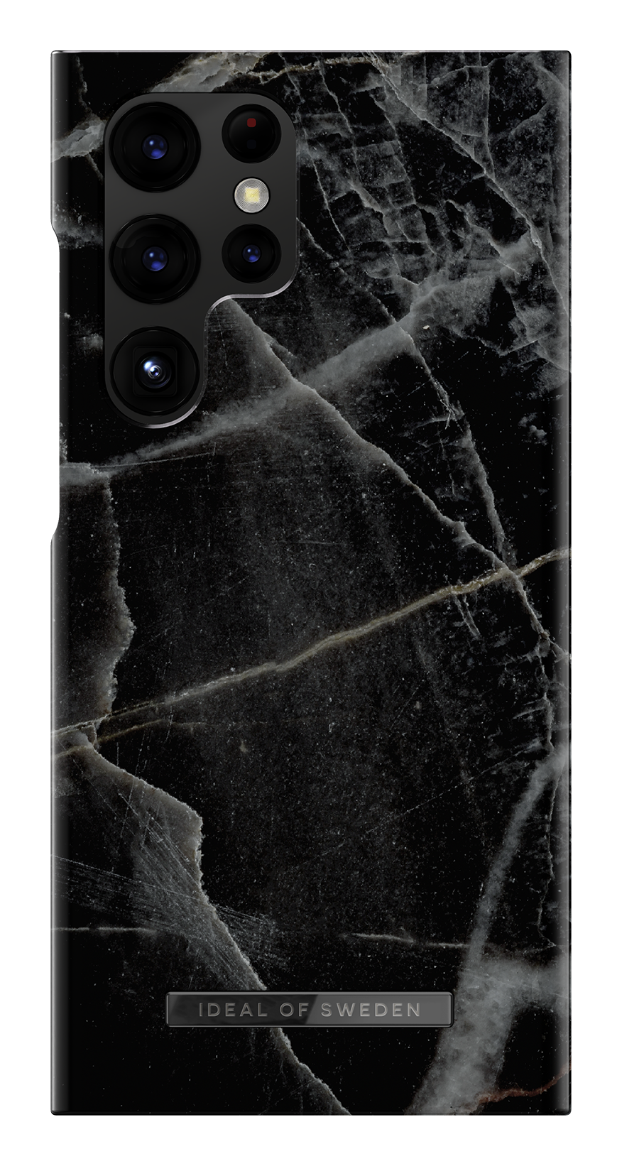 ax Vacins Samsung Galaxy S23 Ultra iDeal Fashion Case Black Thunder Marble