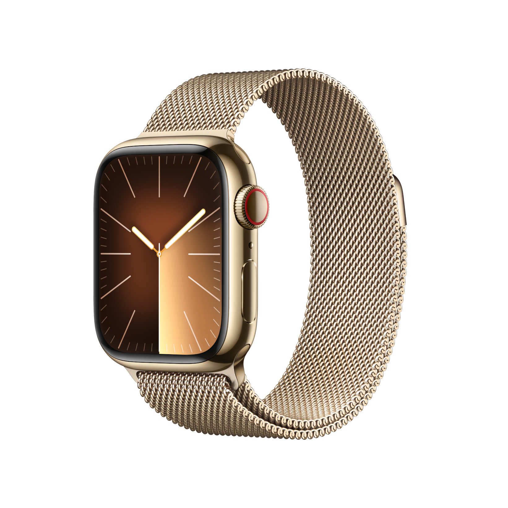 Apple Watch Series 9 LTE 41mm Gold Stainless Steel Gold Milanese Loop 1
