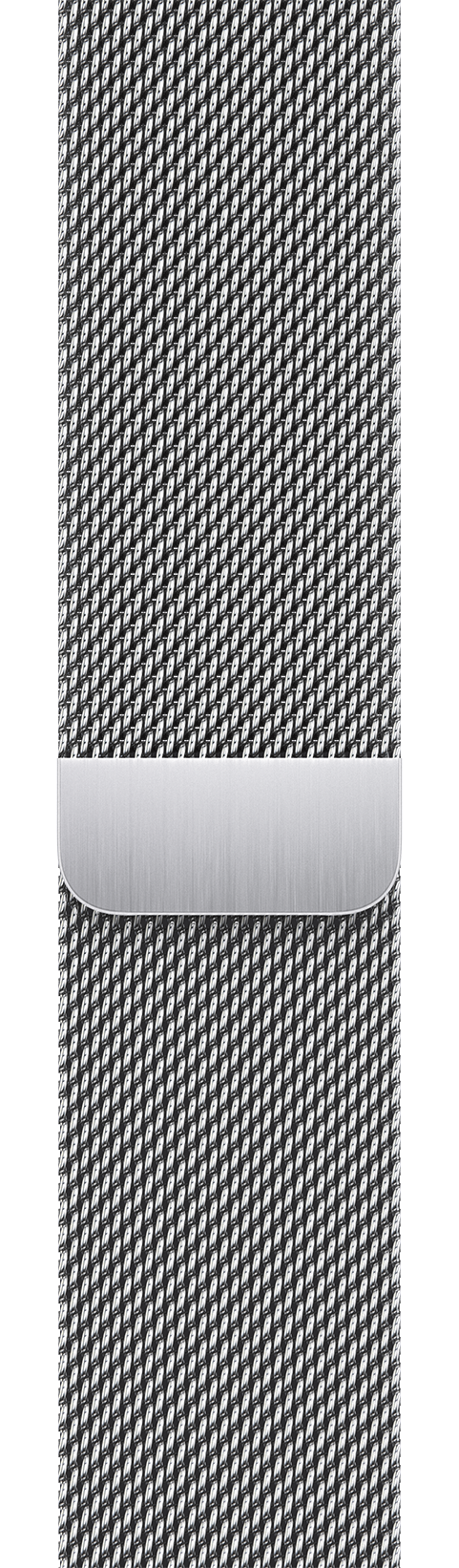 Apple Watch Series 9 Silver Milanese Loop Flat Cropped Print  USEN