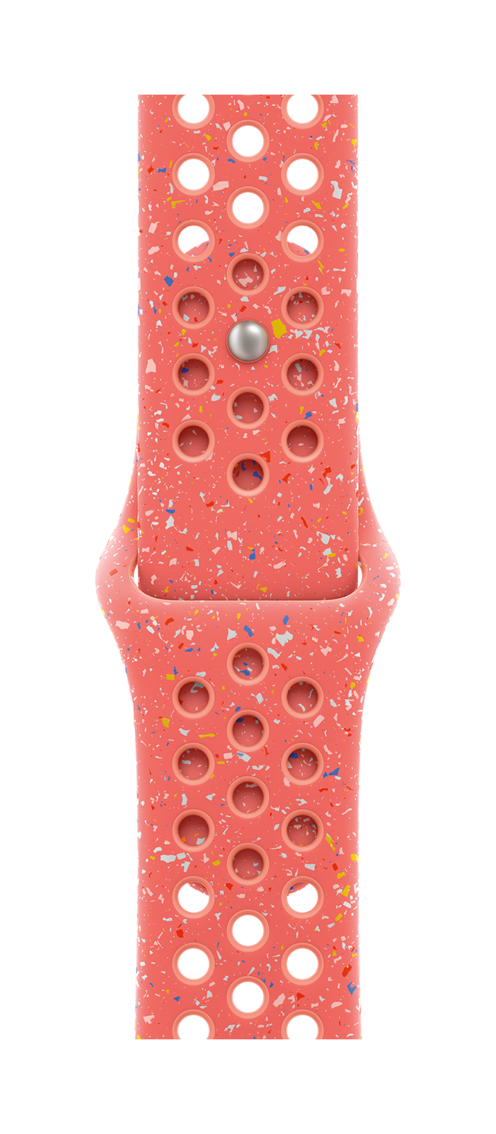 Apple Watch Series 9 Magic Ember Nike Sport Band Flat Cropped Print  USEN