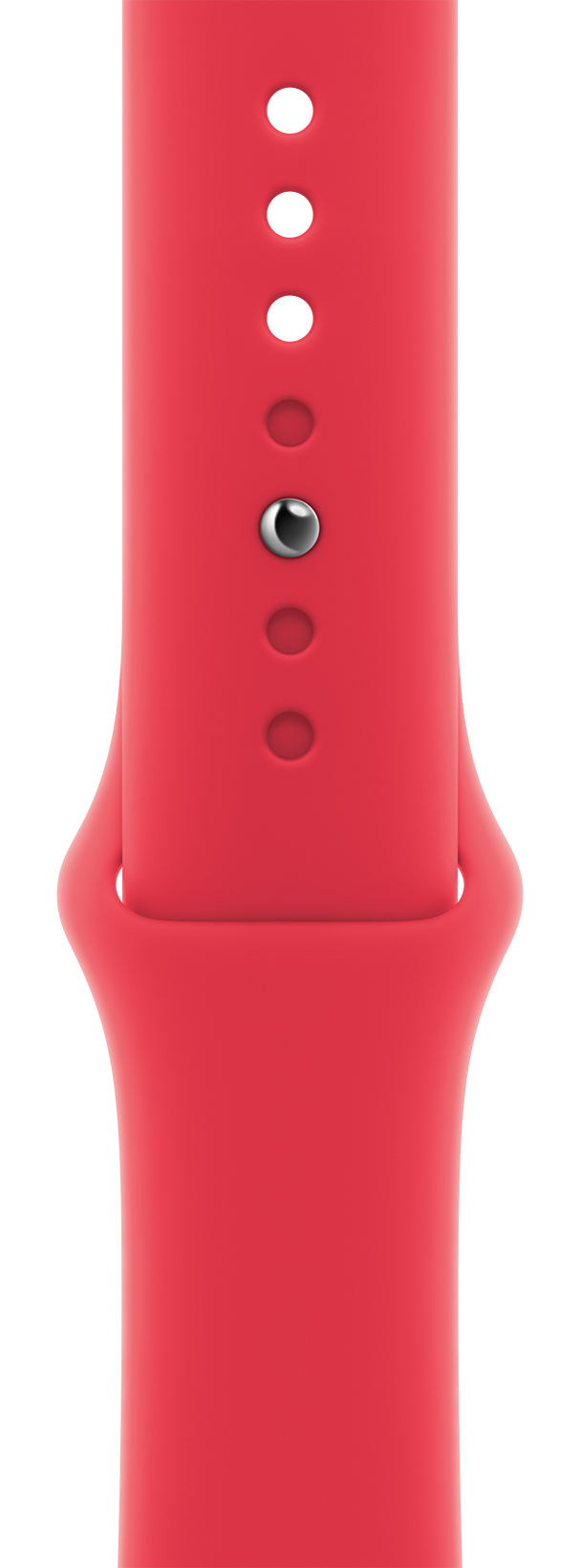 Apple Watch Series 9 (PRODUCT) RED Sport Band Flat Cropped Print  USEN