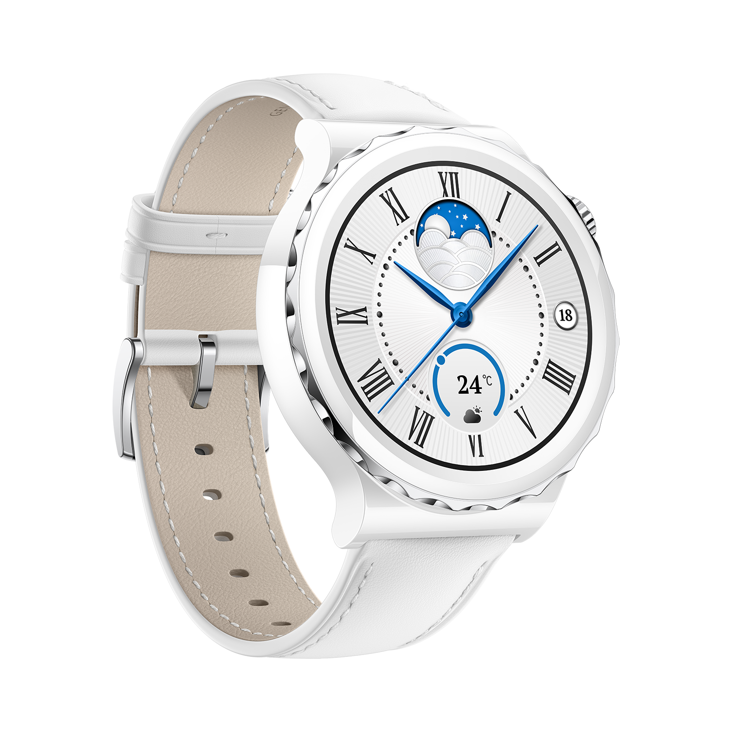 Huawei Watch GT3 Pro 43mm CeramicWhite Leather