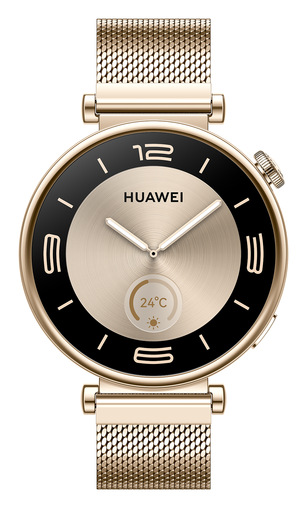 Huawei Watch GT 4 41mm Gold Stainless Gold Milanese front