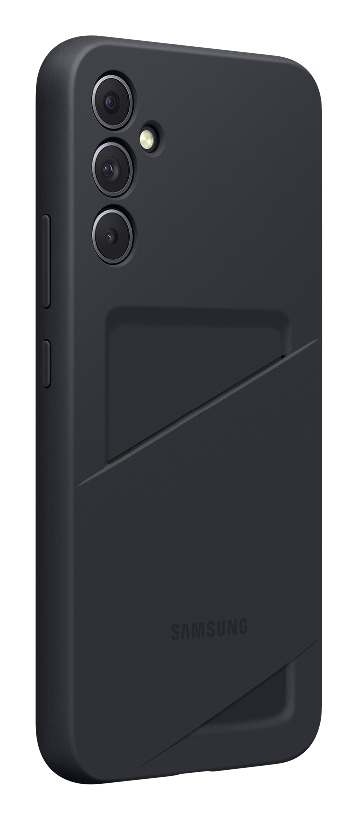 Samsung Galaxy A34 Card Slot Case Black back right