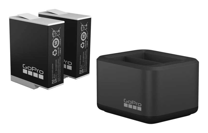 GoPro Dual Battery Charger + 2 Enduro Batteries - LMT