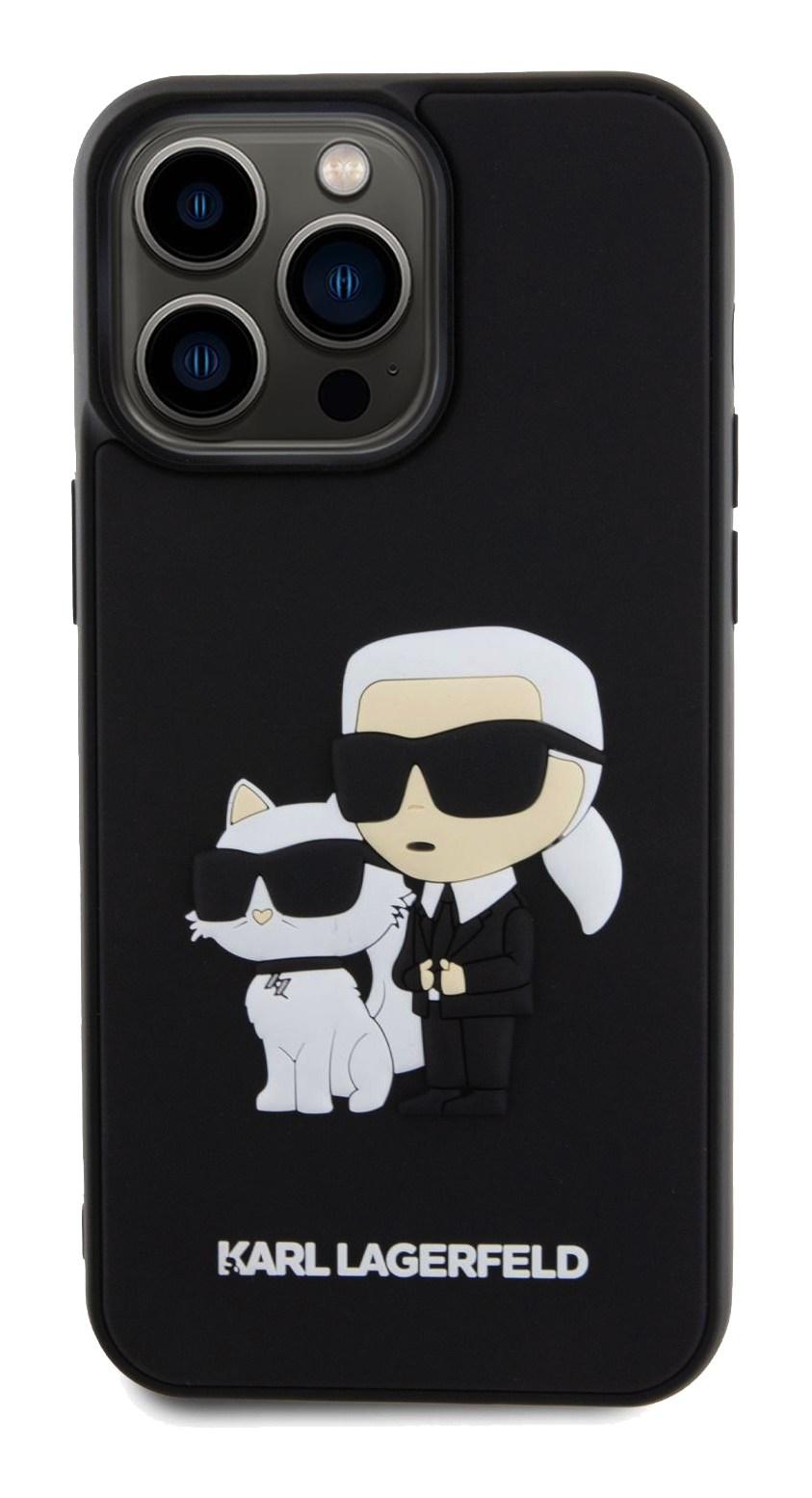 iPhone 15 Pro Max Karl Lagerfeld and Choupette 3D Rubber