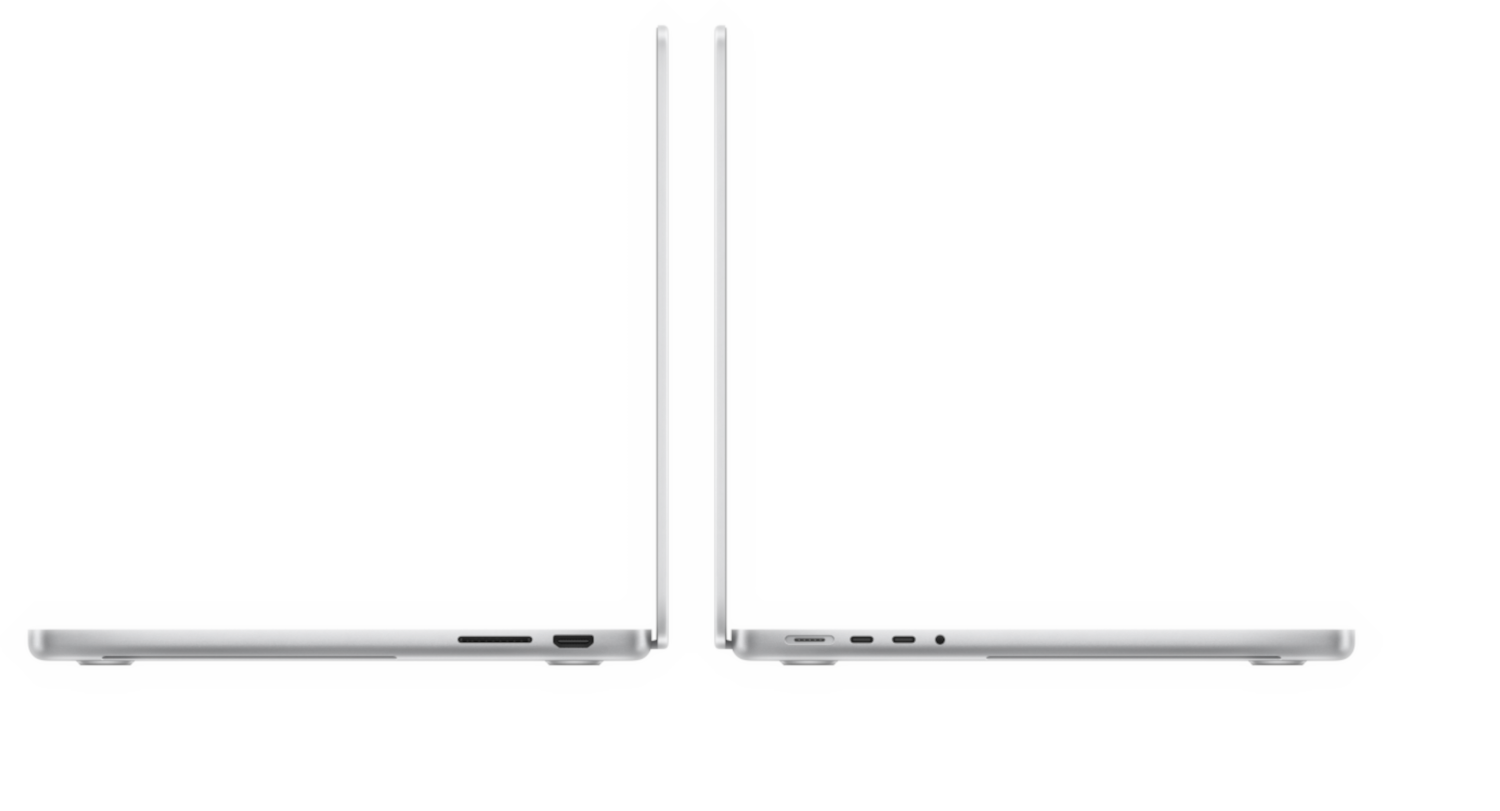 Macbook Pro M3 Silver PDP Image Position 3  en US