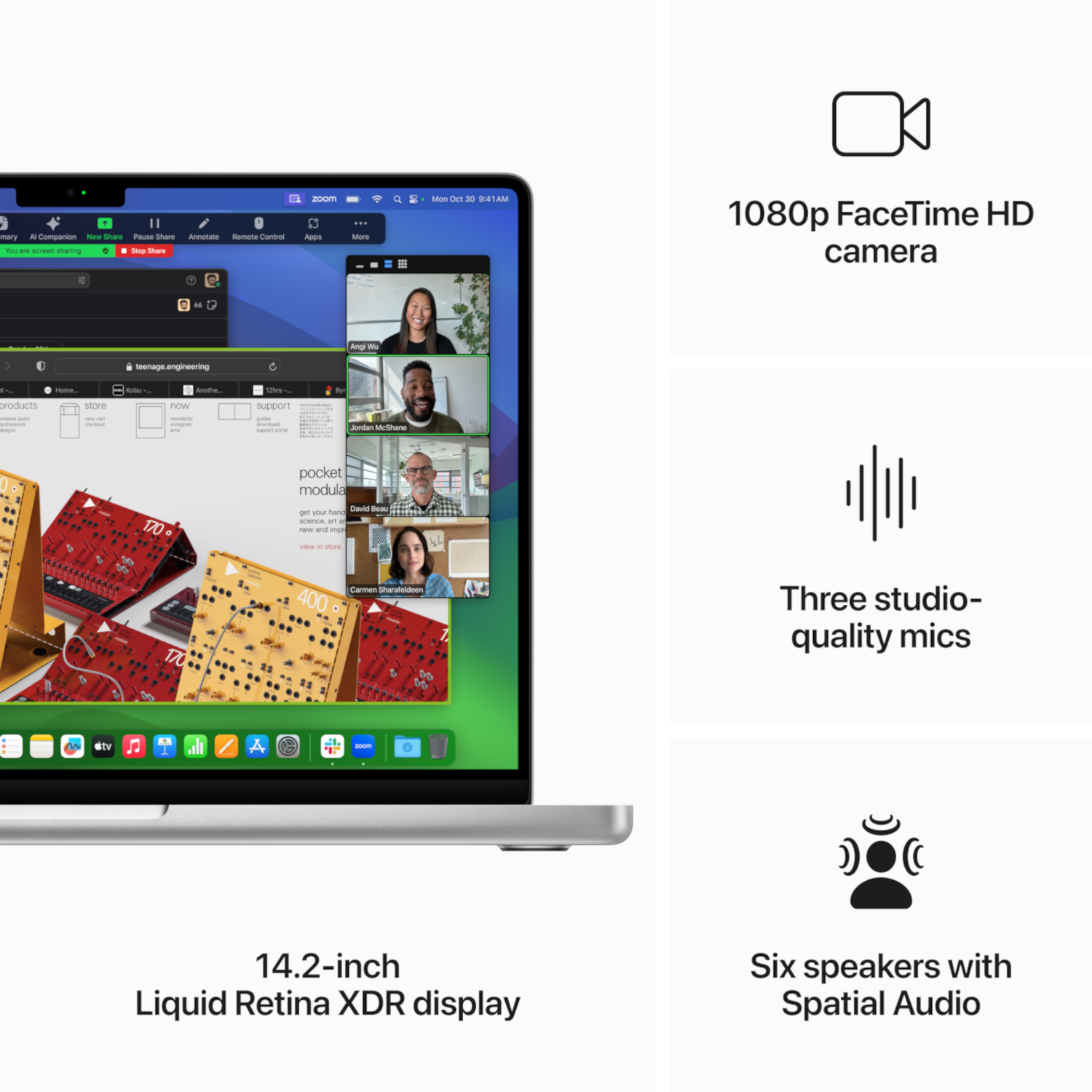 Macbook Pro M3 Silver PDP Image Position 5  en US