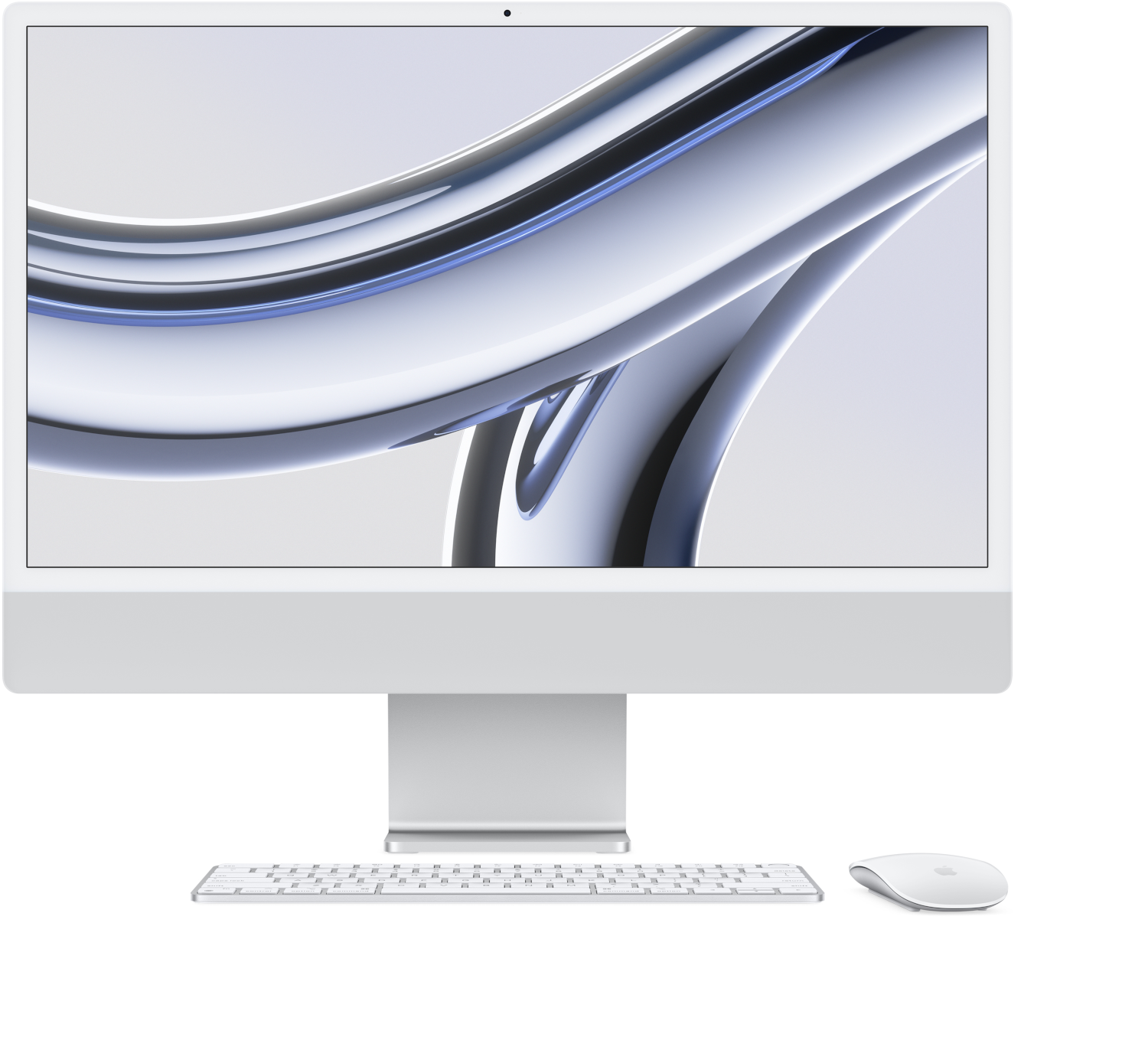 iMac M3 2 ports Silver PDP Image Position 1  en US