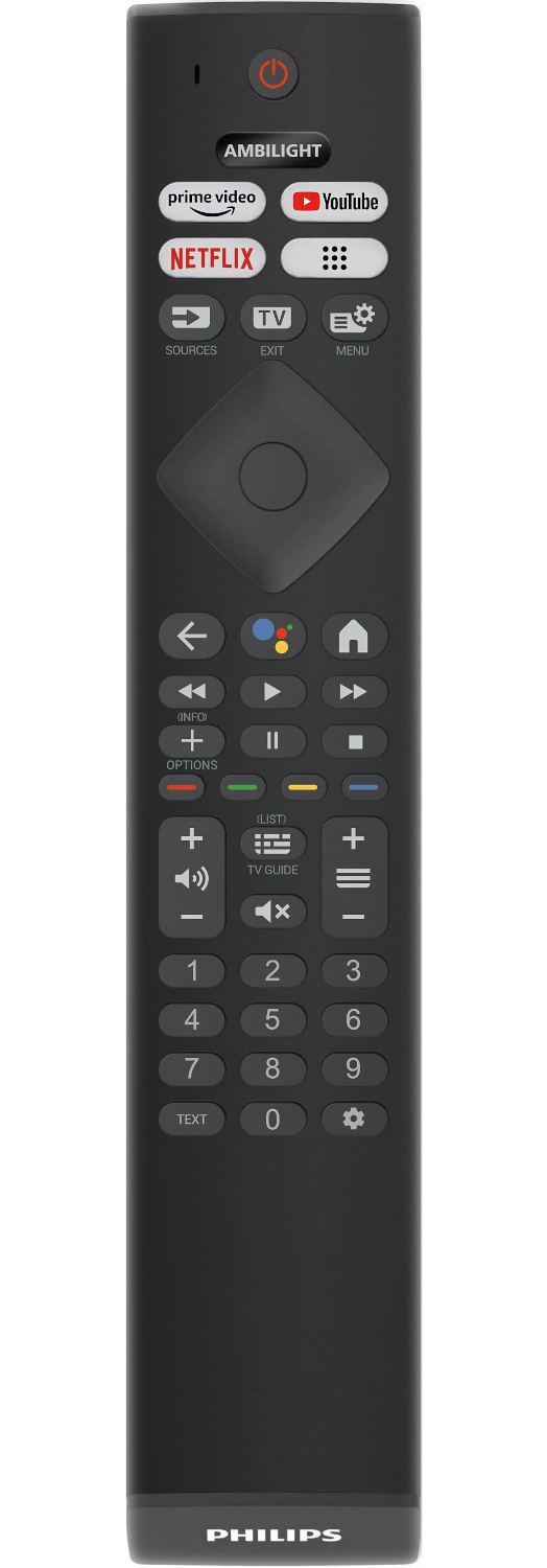 4 Philips The One PUS8818 remote control