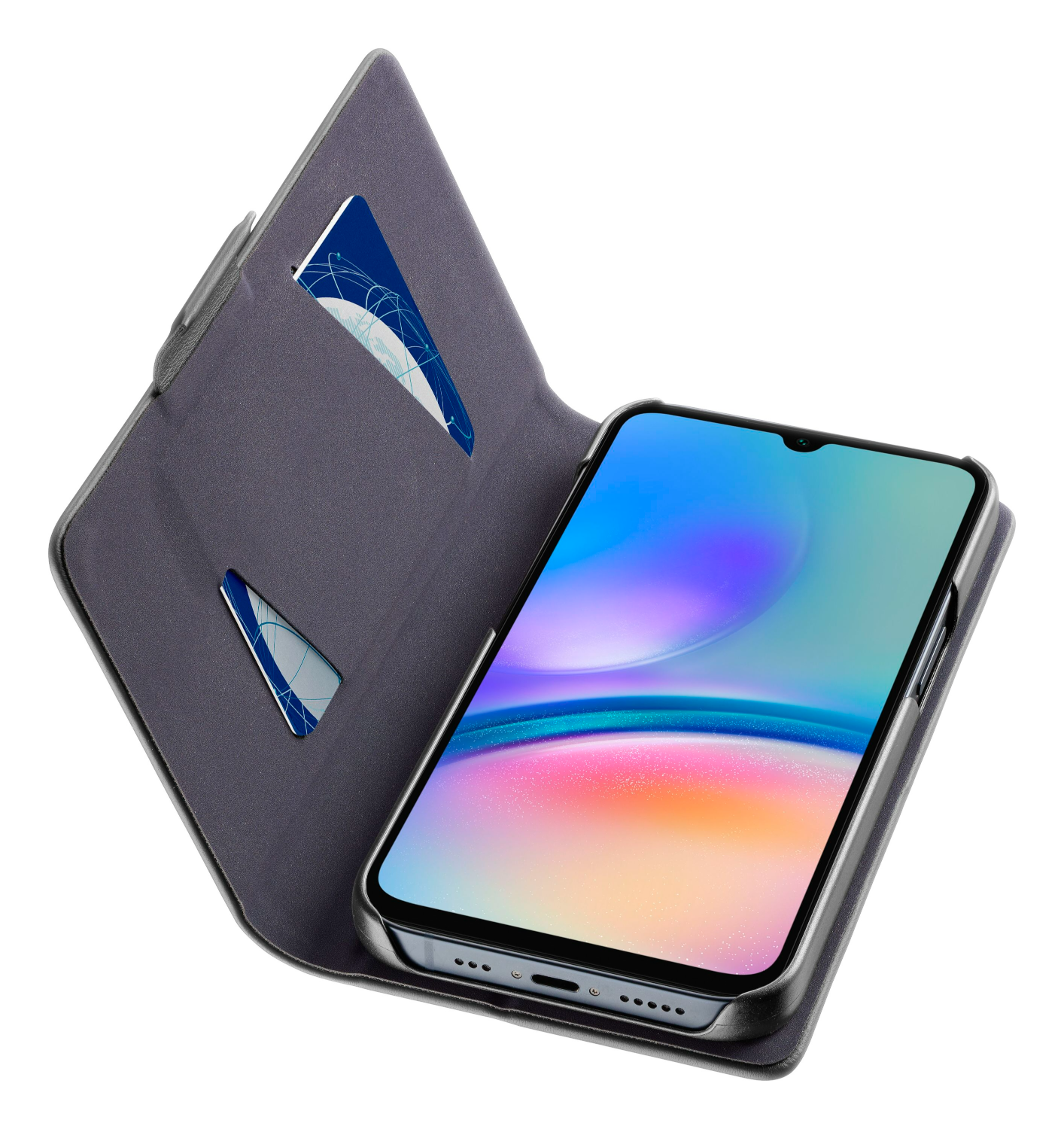 2 Samsung Galaxy A05s Cellularline Book Case Black
