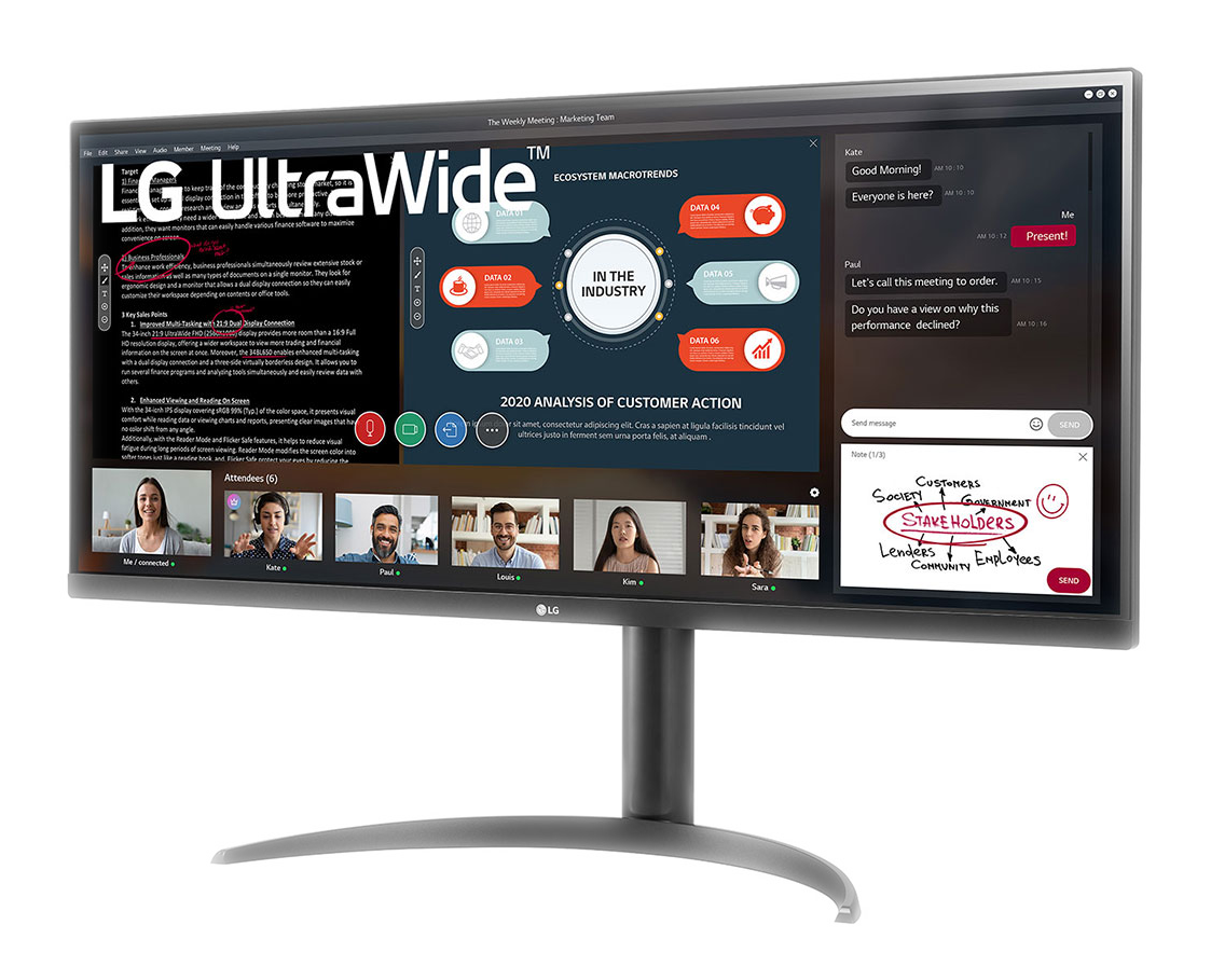 2 LG UltraWide 34WP550