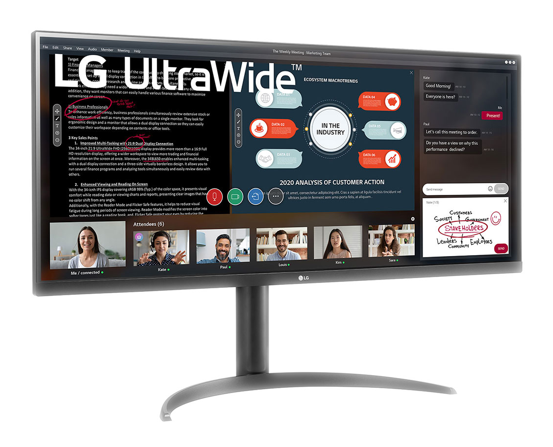 3 LG UltraWide 34WP550